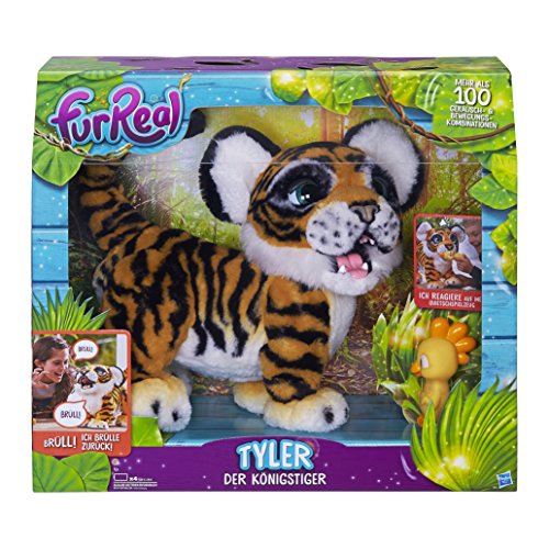 Hasbro FurReal Friends B9071100 - Tyler der Königstiger, Elektronisches Haustier