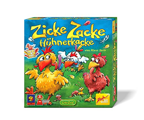 Zoch 601121800 Zicke Zacke Hühnerkacke, Kinderspiel des Jahres 1998