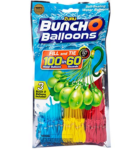 Wasserbomben Strauß - 4 x 37 Ballons auf einmal