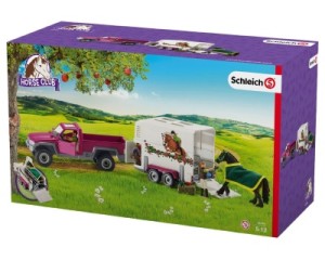 Schleich PickUp mit Pferdeanhänger